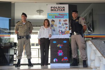 Polícia Militar e Escola Municipal, lançam campanha de arrecadação de brinquedos