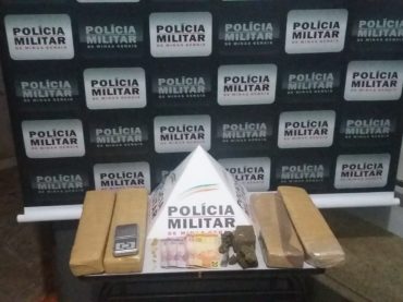 Denúncias do 181 levam a Polícia Militar a apreender quase 5kg de Maconha em Unaí