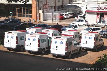 Ambulâncias de Unaí rodaram mais de 1 milhão de quilômetros em 2018