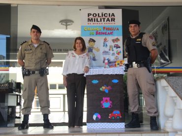 Polícia Militar e Escola Municipal, lançam campanha de arrecadação de brinquedos